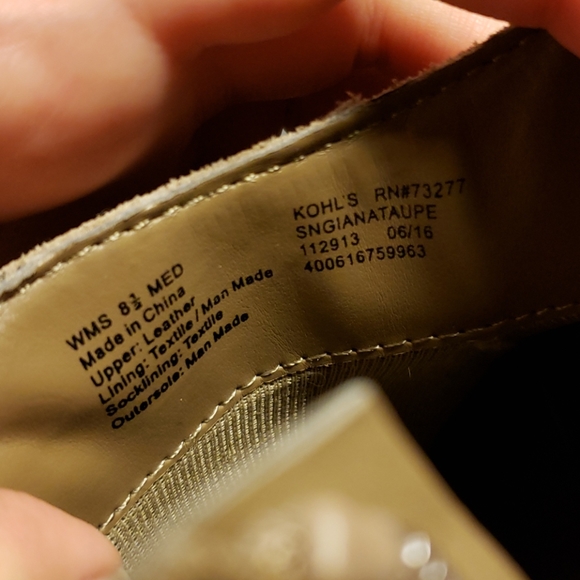 Sonoma Brown Suede Heeles Booties with Buckle - Picture 5 of 8